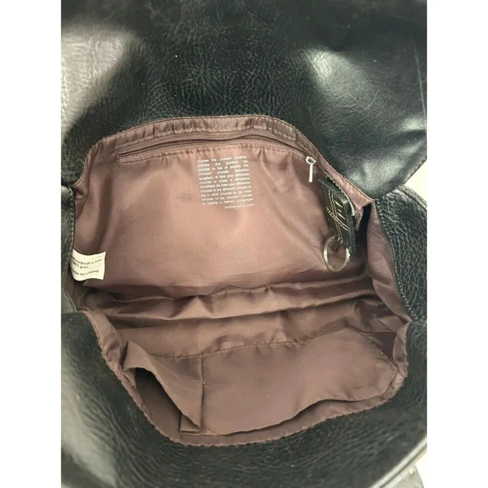 Matt & Nat baguette vegan leather cruelty free buckle strap closure vintage